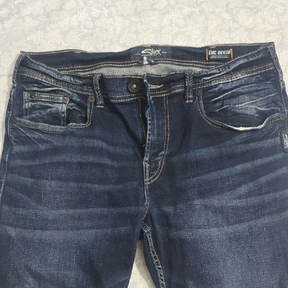 Silver Jeans Women's Dark Blue Skinny Jeans